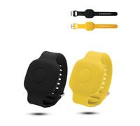 daunke Kids Silicone Watch Straps for Tile Mate 2024/2022 2-Pack | Compatible with Tile by Life360 Mate. Full protection cover.Scratch-proof,waterproof. Soft silicone.Black/Yellow