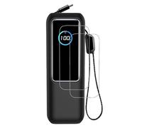 daunke Silicone Case for Anker Laptop Power Bank, 25,000mAh 165W, Includes two soft films,All-inclusive Protection,Anti-shock/scratch,Drop Protection,comfortable to hold,（Black）