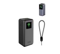 daunke Silicone Case for UGREEN Nexode Power Bank 130W (20000mAh) Repeatable & Washable Cover, Anti-shock/scratch,Drop Protection,comfortable to hold,Lightweight and portable（Black）