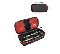 daunke Storage Bag for JBL PartyBox, Diagonal Woven PU and EVA Design, Waterproof, Shockproof, Scratch Protection, Easy to use and Carry, just case,Black