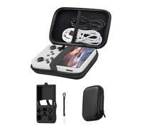 daunke Storage Case for R36MAX Retro Handheld Game Console, with Lanyard + Game Console case,Waterproof,Shockproof,Anti-Scratch, Easy to Use and Carry,Case Only (Black)