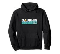 Dauphin Island Alabama Summer Vacation Vintage Beach Pullover Hoodie
