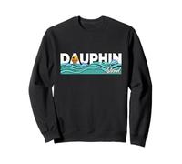 Dauphin Island Alabama Summer Vacation Vintage Beach Sweatshirt