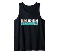 Dauphin Island Alabama Summer Vacation Vintage Beach Tank Top