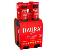 Daura Damm Gluten Free Lager Beer, 4 x 330ml