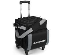 DAUSROOB Rolling Cooler, 48 CAN Soft Sided Cooler with Wheels and Handle Insulated Wheeled Cool Bag Lunch Bag with All-Terrain Cart Stable Leakproof Large Ice Chest Trolley for Travel,Camping,Picnics