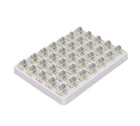 DAUZ 35pcs Easy Installation Mechanical Keyboard Stem RGB Keyboard Light Linear Switch Dustproof 3 Pin For Game (Single Spring)