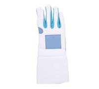 DAUZ Fencing Gloves, Durable Practical Knitted Fabric Saber Fencing Gloves Comfortable Fit for Gift (S for Size 6 7 8 9 10)