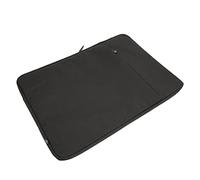 DAUZ Laptop Case, Waterproof Laptop Protective Sleeve Pure Color Simple Style Multi Purpose Smoothing Zippers for Office (Black)