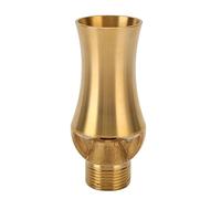 DAUZ Pond Water Fountain Nozzle, Adjustable Ice Tower Cascade Cedar Spray Head Easy To Install Lightweight for Pool (G1/2 G3/4 Universal 9.5cm)