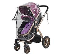 DAUZ Universal Stroller Shield, Rain Cover, Waterproof, Clear PVC, Universal Fit
