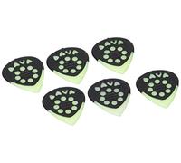 DAVA 9124 JAZZ GRIP PICKS- HANG BAG 6 GREEN NYLON