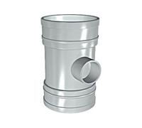 Davant 110Mm Solvent Soil D/S 50Mm Boss Pipe Black SB24