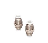 DAVBIR 10pcs Diaphragm Through Direct Through Two-Way Interlock Quick Connection PM-4/6/8/10/12 Tracheal Hose Connector Perfection (Color : APM-6)