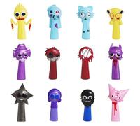 DAVBNM 12PCS Sprunki Action Figures, Colorful Toy Cartoon Figures, for Fans Adults