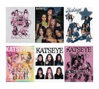 DAVBNM A Set of 6 Katseye Poster Girl Group Music Poster Wall Art Aesthetic Print Decor Canvas Wall Art Decor for Bedroom 20 x 25 cm