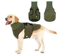 DAVBNM Dog Anxiety Jacket, Anxiety Vest, Calming Coat, with Calming Hood, Reflective Strips for Noise and Stress Relief