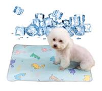 DAVBNM Dog Cooling Mat, Heat Relief Pet Cool Mat, Durable Easy-Fold Portable and Washable, Self Cooling Pad for Dogs Cats in Hot Summer 70 * 55cm