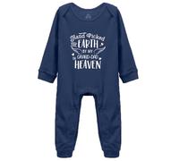 Davcielaora Hand Picked for Earth by My Grand Dad in Heaven One-Piece Footed Rompers Baby Cotton Bodysuit