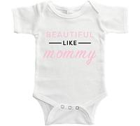 Davcielaora I Love My Mom Baby Beautiful Like Mommy Bodysuit Crawling Romper Carters Onesie Jumpsuit