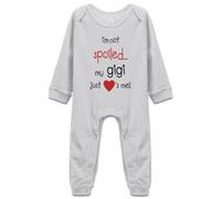 Davcielaora I'm Not Spoiled My Gigi Just Loves Me Baby Bodysuit Newborn Outfits