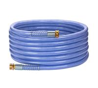 DAVCO Garden Hose 12 ft, Drinking Water Safe, Flexible and Lightweight - Kink Free, Easy to Coil, Strain Relief Ends, 3/4" Solid Brass Fittings - No Leak, 5/8" ID, RV Water Hose