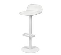 Dave Bar Stool Artificial Leather white - adjustable Moree - 4260218364059