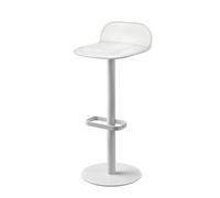 Dave Bar Stool Artificial Leather white - adjustable Moree - 4260218364059