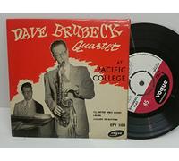DAVE BRUBECK - DAVE BRUBECK QUARTET at Pacific College 3 track ep, featuring I'll never smile again. 7 inch picture sleev. epv 1108