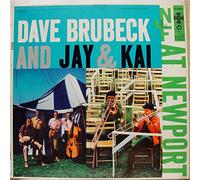 DAVE BRUBECK & JAY KAI AT NEWPORT vinyl record