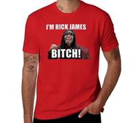 Dave Chappelle I'm Rick James Bitch!,Men's T-Shirt Red-Style XL