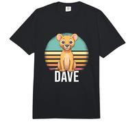Dave - Cute Boy Name with Cute Lion Comfort Colors Adult Heavyweight T-Shirt