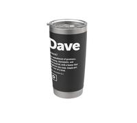 Dave Definition Funny Name Stainless Steel Insulated Tumbler