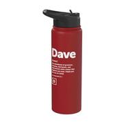 Dave Definition Funny Name Stainless Steel Insulated Water Bottle