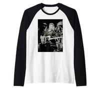 Dave Edmunds Rockpile Singer Live By Dick Barnatt Raglan Baseball Tee