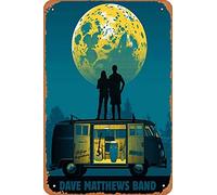 Dave Matthews Rock Band 2019 Poster 12" X 8" Vintage Metal Tin Sign Home Decor Garage Man Cave Wall Art