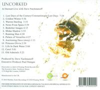 DAVE NACHMANOFF/AL STEWART - UNCORKED: AL STEWART LIVE WITH DAVE NACHMANOFF [DIG