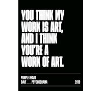 DAVE “Psychodrama” Inspired Typography Print - Unique UK Rap & Grime Wall Art | Modern Grunge Poster | Quality Music Print for Bedroom, Lounge or Studio Black Work Of Art (A3 Unframed)