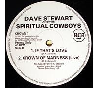 Dave Stewart And The Spiritual Cowboys - CROWN OF MADNESS 7 INCH (7" VINYL 45) UK RCA 1991