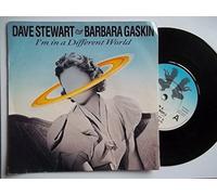 DAVE STEWART & BARBRA GASKIN I'm In a Different World 7" vinyl
