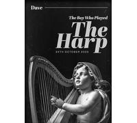 DAVE The Boy Who Played the Harp Cherub Swiss Grit Angel Print - King Graffiti Design | Unique UK Rap & Grime Wall Art Poster for Bedroom, Studio or Lounge | Unframed Black (A4 Unframed)