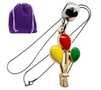 Dave The Bunny Balloon Necklace with Metal Alloy Charm - Elegant Balloon Pendant Necklace - Stylish Air Balloon Necklace for Women - Durable and Trendy Jewelry Accessory for ages 15 and Up
