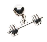 Dave The Bunny Barbell Charm for Home Gym - Gym Essentials Women - Great Birthday Gift Idea - Enhance Your Fitness Jewelry Collection with Great Gym Charm for Motivated Workout Enthusiasts
