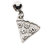 Dave The Bunny Cheese Pizza and Pepperoni Pizza Charm - Ideal Food Gifts for Pizza Lovers - Unique Pizza Gifts for Birthdays, Anniversaries, and Special Occasions - Handmade Pizza Jewelry Accessory