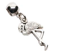 Dave The Bunny Elegant Charm for Decor, Flamingo Party Decorations, and Flamingo Gifts - Great for Adding a Tropical Touch to Your Home or Celebrations - Unique and Stylish Design