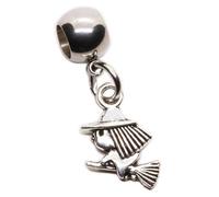 Dave The Bunny Good Witch Charm Pendant - Elegant Witch Jewelry for Witch Decor Enthusiasts - Great Witch Stuff Gift for Magical Occasions - Ideal for Adding Enchantment to Your Collection