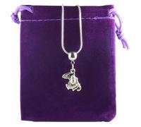 Dave The Bunny Orangatang Necklace - Funky Monkey Animal Jewelry: Elegant Animal Necklace with Monkey Stuff Stainless Steel Snake Chain and Durable Alloy Charm of a Orangutan Monkey Gifts for Women,
