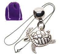 Dave The Bunny Sea Turtle Necklace - Decor Jewelry - Great Sea Turtle Gifts for Ocean Lovers - Great Accessory for Marine Enthusiasts