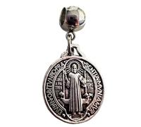 Dave The Bunny St Benedict Necklace - San Benito Necklace, Metal, No Gemstone