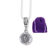 Dave The Bunny St Jude Necklace, M, Metal, No Gemstone